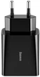 Сетевое зарядное устройство Baseus Speed Mini 1Type-C 20W CCFS-SN01 Black - изображение 3