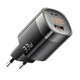 Зарядний пристрій Essager Lingyun 33W GaN Digital Display Travel Charger A+C EU - зображення 2