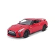 Коллекционная модель Bburago Nissan GT-R (2017) / (18-21082) 1:24 / Nissan / Спорткар / красный - изображение 1