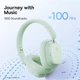 Бездротові навушники Baseus Bowie H1i Noise-Cancellation Wireless Headphones BT5.3 600mAh Natural Green (A00050402633-00) - зображення 7