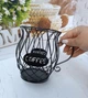 Корзина для конфет и фруктов Happy Life металлическая 17.5x15.5x13.5 см Черный - изображение 2
