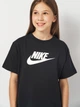 Подростковая футболка для девочки Nike G Nsw Tee Boy Futura Hbr FZ5540-010 156-166 см Черная (197596967708) - изображение 4