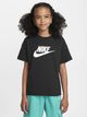 Подростковая футболка для девочки Nike G Nsw Tee Boy Futura Hbr FZ5540-010 156-166 см Черная (197596967708) - изображение 5