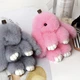 Плюшевый брелок "Rabbit" Коричневый - изображение 2