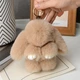 Плюшевый брелок "Rabbit" Коричневый - изображение 1
