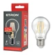 Светодиодная филаментная лампа ETRON Filament A60 12W E27 3000K прозрачная - изображение 1