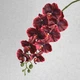 Искусственная орхидея фаленопсис 9 соцветий бордовая VF 0813 - изображение 1