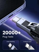 Кабель UGREEN 35985 USB-C TO USB-C Cable 100W PD Fast Charging Cable 0.5m for iPhone 15/Plus/Pro/Pro Max - зображення 5