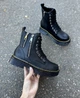 Ботинки женские Dr.Martens деми вариант с молнией черные 36р - изображение 2
