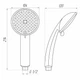 Душевая лейка Globus Lux SPIDER хром (NS-580-P) - изображение 5