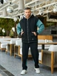 Чоловічий теплий костюм Lenato "Norman" 48-50 чорний - оливка - зображення 2