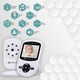 Видеоняня Baby Monitor SM-24, беспроводная радионяня с портативным дисплеем и измерением температуры Поворотная радионяня с энергосберегающим режимом - изображение 3