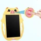 Дитячий графічний LCD планшет для малювання Kids Pad 9" Piggy Yellow - зображення 3