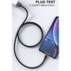 Кабель WUW-X203 USB Type-C 2,4A 1m black (6972573336203) - изображение 3