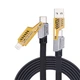 Кабель WUW-X207 USB 3 in 1 65W black (6972573336524) - зображення 1