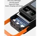 Power bank YM-635 400000mAh Solar Індикатор рівня заряду, для заряджання телефона з вбудованими кабелями - зображення 9