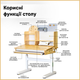 Комплект стол Mealux Timberdesk S + кресло Mealux Carlo (BD-685 Wood S+KD-050 G) - изображение 3