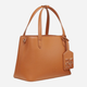 Torba shopper damska ze skóry naturalnej DKNY Yorkville Sm Shopping R43OKF71 Brązowa (755403212962) - obraz 3