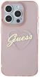 Etui Guess Hardcase IML Heart do Apple iPhone 16 Pro Pink (GUHCP16LHCHGSPP) - obraz 1