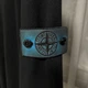 Термопатч Стон Айленд (Stone Island) Black x Blue + 2 гудзики Блакитний - зображення 7