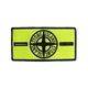 Термопатч Стон Айленд (Stone Island) Black x Yellow + 2 гудзики Жовтий - зображення 5