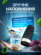 Мельница для перца соли специй набор из 2 предметов электромельница на батарейках автоматическая электроперечница с подсветкой Черный (SPM-12/Black) - изображение 6