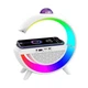 Настольная смарт лампа-ночник Flora RGB ночник с беспроводной зарядкой 15W и Bluetooth колонкой 5W - изображение 4