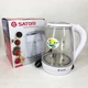 Тихий электрический чайник Satori SGK-4105-WT 1,8 л / Электронный чайник / Стильный YK-458 электрический чайник - изображение 8