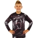 Рашгард детский лонгслив компрессионный Grizzly SP-Sport 9505B размер 2XS (125-135 см) Black-Grey - изображение 1
