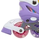 Роликовые коньки раздвижные Banwei 901-3 размер 31-34 White-Purple-Multicolor - изображение 10