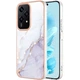 Захисний чохол Deexe Marble Style для Honor 200 Lite - White - зображення 1
