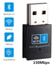 Адаптер USB 2 в 1 Wi-Fi (2.4 G) + Bluetooth 4.0 чип Realtek RTL8723BU +блютуз Черный - изображение 1