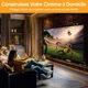 100-дюймовий Переносний Проекційний Екран VISULAPEX білий 4K HD 16:9 219х129 см 160 град B0C3PFFM3N - зображення 3