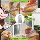 Терка двухсторонняя с контейнером для сбора продуктов 2в1 Darom Thinage Easily & Funny (белая) - изображение 6
