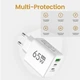 Сетевое зарядное устройство для телефона PM-1A2C GaN три порта USB A+2 USB Type-C - max 33w суммарная мощность 65W White - изображение 4
