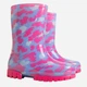 Детские резиновые сапоги для девочки Demar Twister Print 0036C 26-27 Разноцветные (5901232006684) - изображение 1