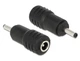 Адаптер живлення DC Female to Male 5.5x2.1-2.5(F) to 3.5x1.35(M) для роутерів, терміналів, ONU, Камер, пристроїв із живленням DC 3.5x1.35 Black - зображення 3