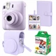 Набір Камера моментального друку Fujifilm INSTAX Mini 12 Lilac Purple / Чохол фіолетовий / Фотопапір на 20 знімків / Фотоальбом фіолетовий на 108 знімка - изображение 1