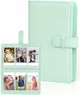 Подарунковий набір до фотопринтера Fujifilm Instax Mini Link3 Sage Green / Чохол білий / Фотоальбом мʼятний на 108 знімків/Фотопапір (2 картриджі х 10 знімків) - зображення 3