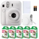 Подарунковий набір Камера для миттєвого друку Fujifilm INSTAX Mini 12 Clay White / Білий чохол / Картриджі на 50 фото / Білий фотоальбом на 108 фото - изображение 1