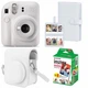 Набір Камера моментального друку Fujifilm INSTAX Mini 12 Clay White / Чохол білий / Фотопапір на 20 знімків / Фотоальбом білий на 108 знімка - изображение 1
