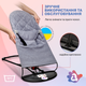 Сменный чехол на шезлонг babybjorn для шезлонга Baby Bjorn Balance Soft бежевый в клетку хлопок (BBS-00-12) - изображение 2