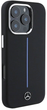 Панель Mercedes-Benz Silicone Blue Stripe MagSafe для iPhone 16 PRO Black (MEHMP16L23SUMBK) - зображення 5