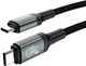 Kabel Choetech USB4.Gen 3, 40 Gbps, 240W, C-męski/C-męski, 1.2 m (XCC-1040) - obraz 2