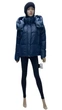 Куртка женская зимняя Clasna короткая с натуральным утеплителем CW24D397DW M синий - изображение 2