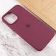 Захисний чохол-накладка Silicone Full Case AA Open Cam для iPhone 15 Pro Max Plum (FullOpeAAi15PM-47) - зображення 3