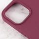 Захисний чохол-накладка Silicone Full Case AA Open Cam для iPhone 15 Pro Max Plum (FullOpeAAi15PM-47) - зображення 4