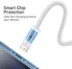 Кабель Baseus Dynamic Series Fast Charging Data Cable USB to iP 2.4 A 2 m White (CALD000502) - зображення 5