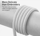 Кабель Baseus Dynamic Series Fast Charging Data Cable USB to iP 2.4 A 2 m White (CALD000502) - зображення 7