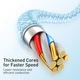 Кабель Baseus Dynamic Series Fast Charging Data Cable USB to iP 2.4 A 1 m Blue (CALD000403) - зображення 6